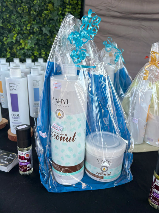 Box shampoing et soins coco